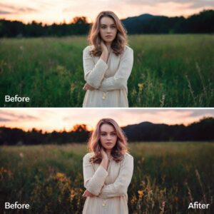 Before and After Post-Processing