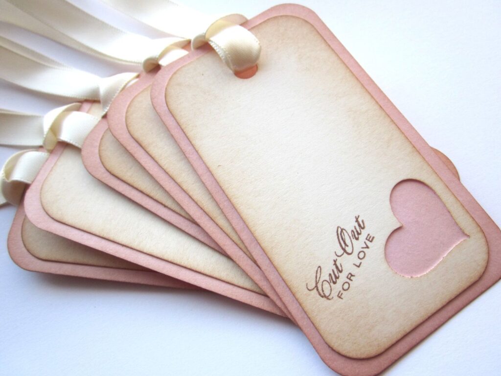 Unique Gift Tags and Calligraphy