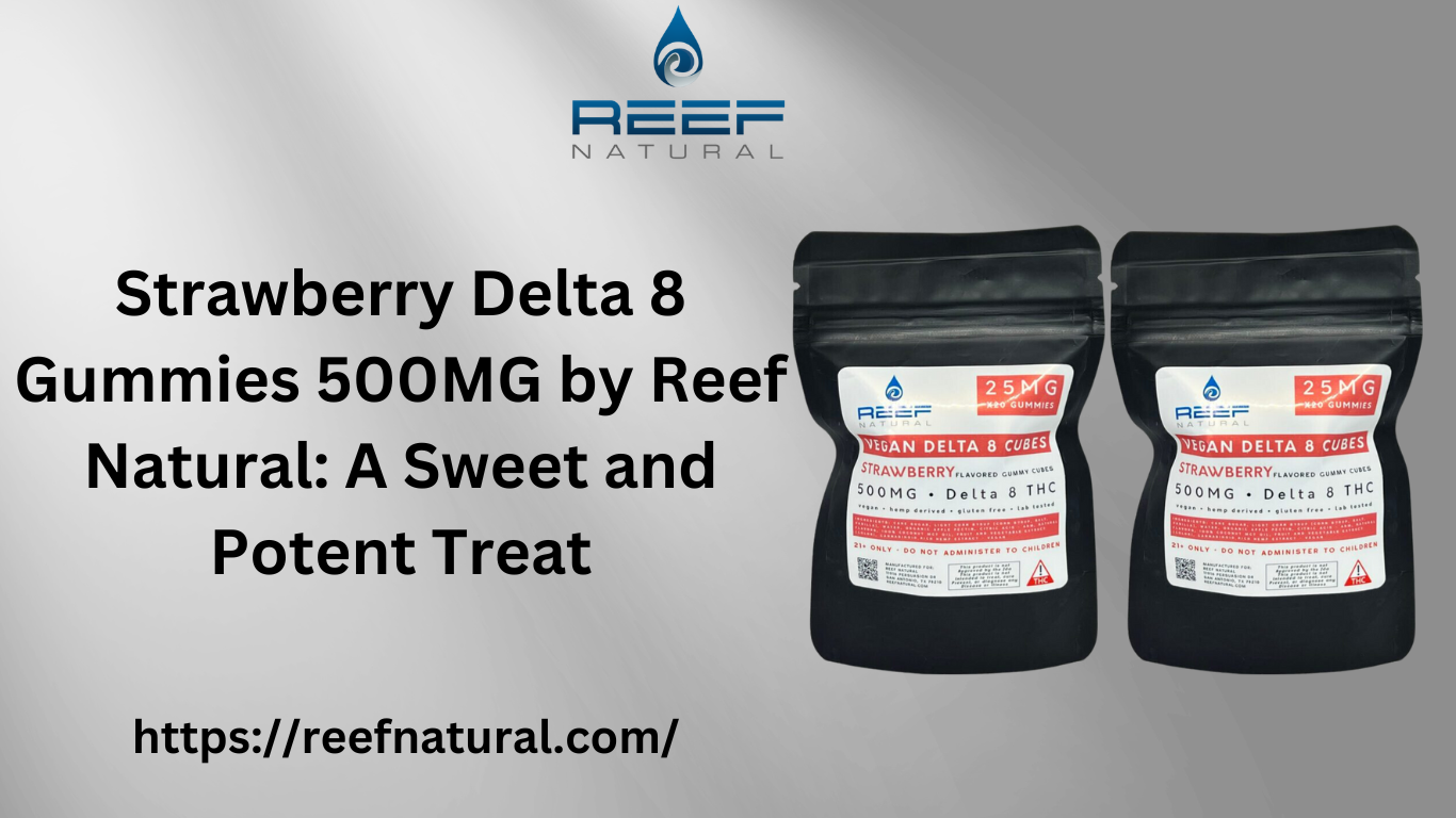 Strawberry Delta 8 Gummies 500MG