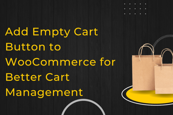 empty cart button woocommerce