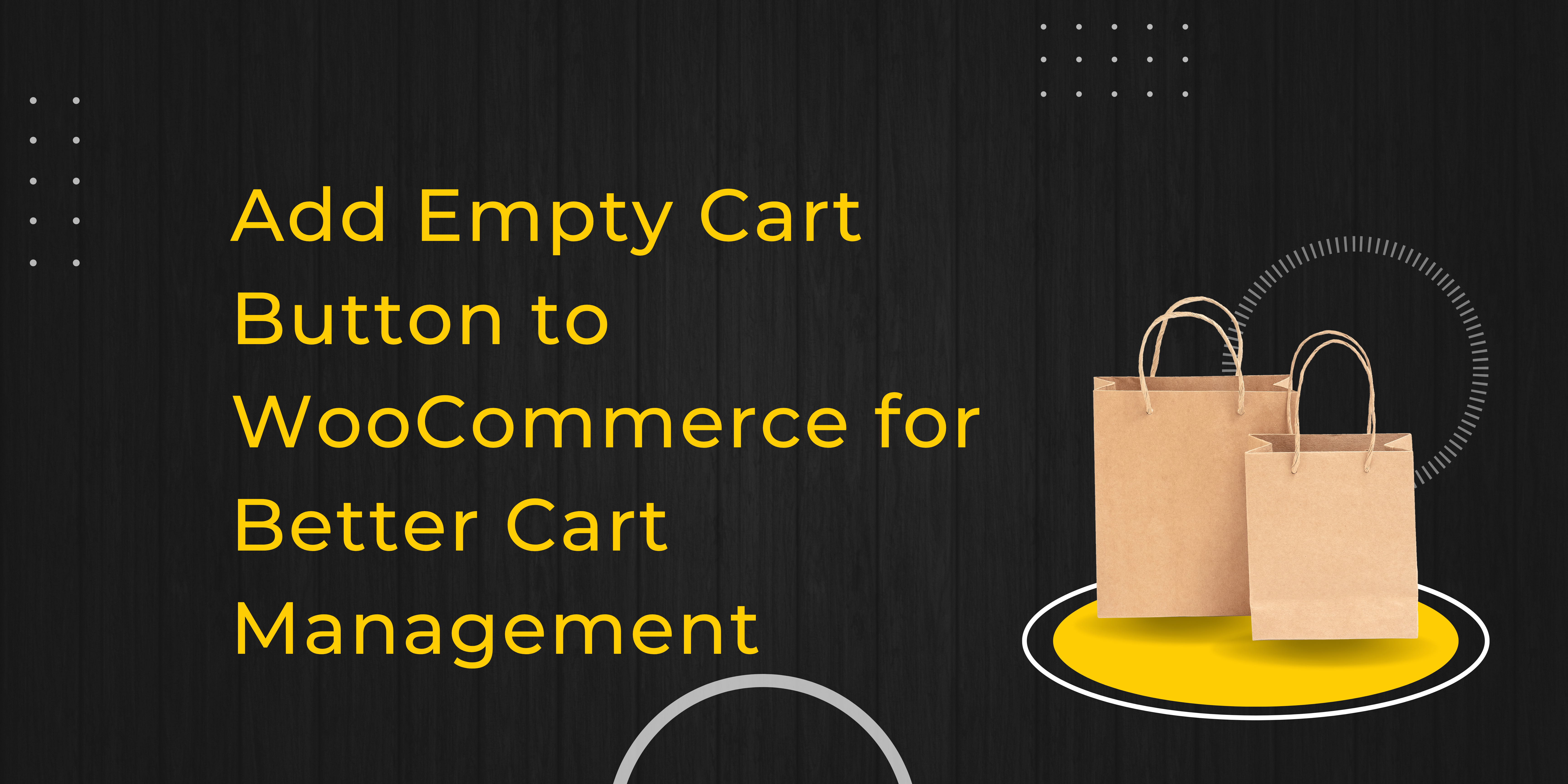 empty cart button woocommerce