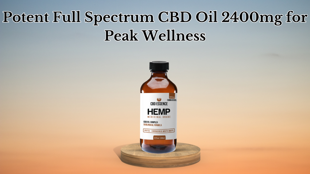 Full Spectrum CBD Oil