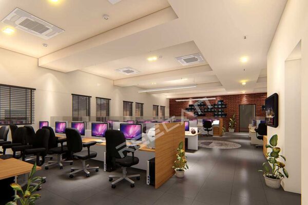 The best office interior designers solutions in Delhi. Create a workspace light color office luxury that reflects your brand identity and values.