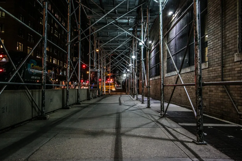 Scaffolding in New York City