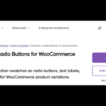 Variations as Radio Buttons for WooCommerce