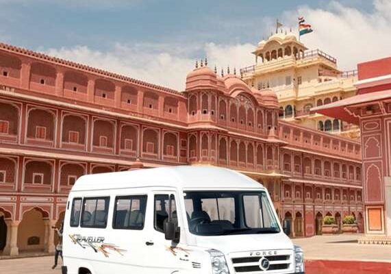 Hiring a 12-Seater Tempo Traveler in Jaipur