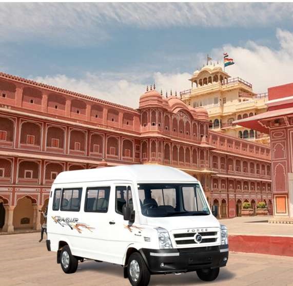 Hiring a 12-Seater Tempo Traveler in Jaipur