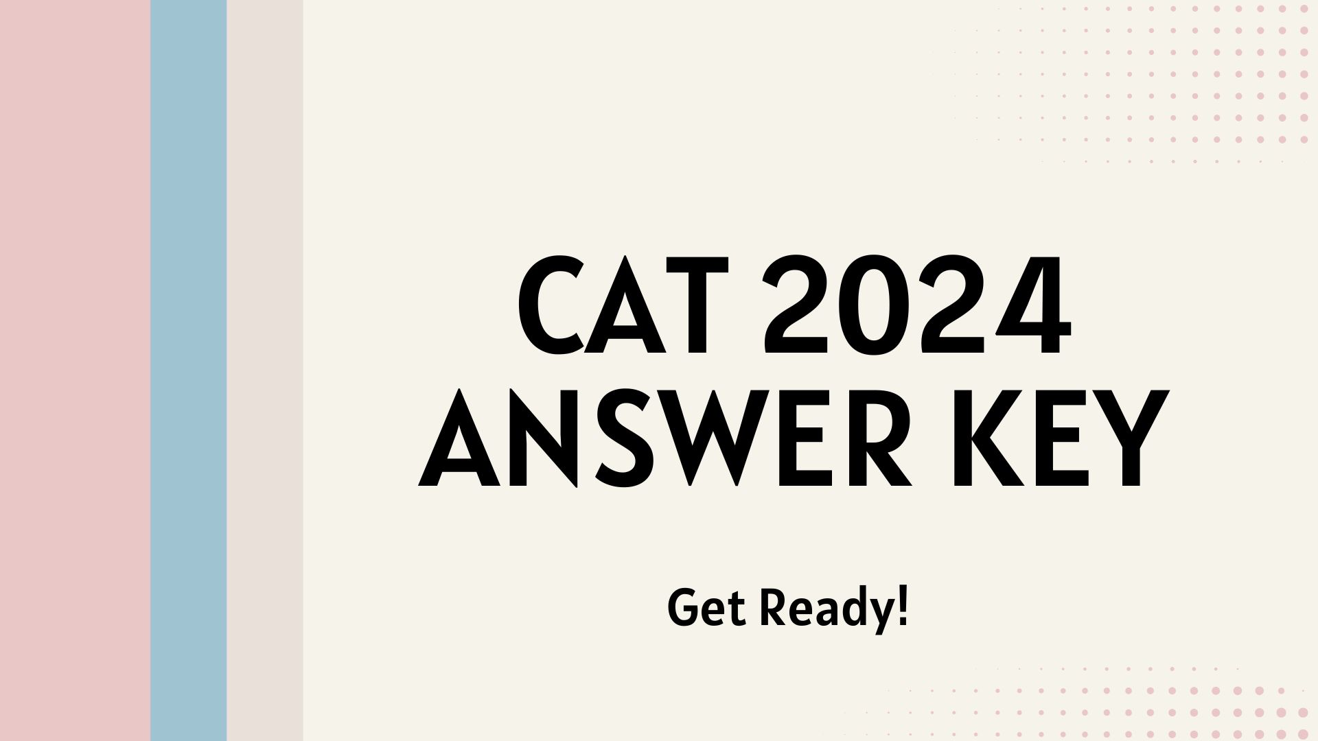 CAT Answer Key