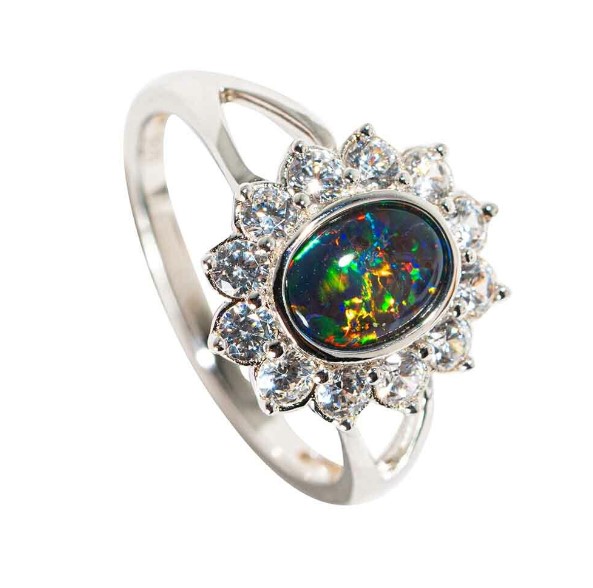 opal wedding rings