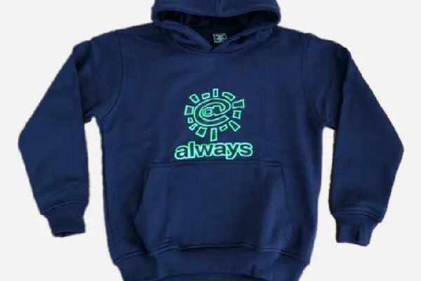 Adwysd Always Logo Navy Hoodie