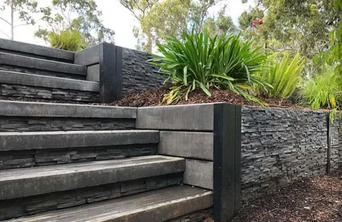 Concrete Sleeper Walls Brisbane